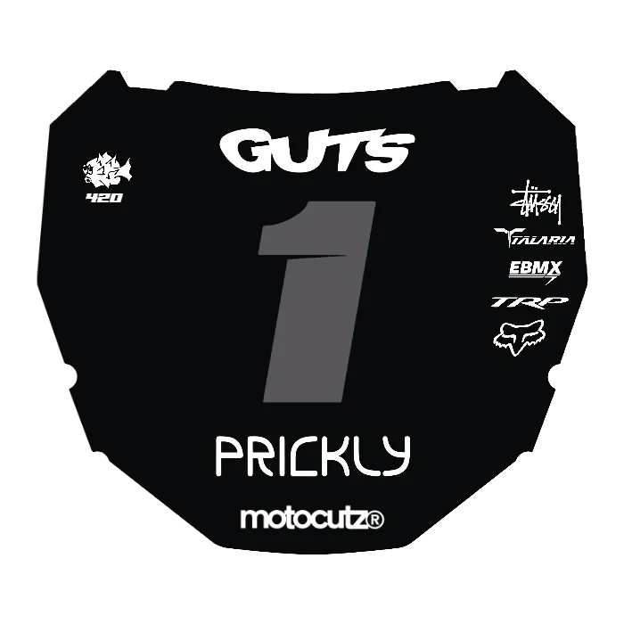 CUSTOM ODI NUMBER PLATE DECAL