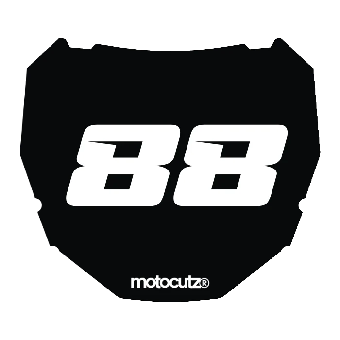 CUSTOM ODI NUMBER PLATE DECAL