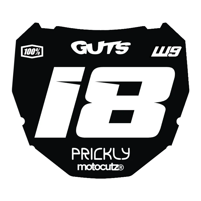 CUSTOM ODI NUMBER PLATE DECAL