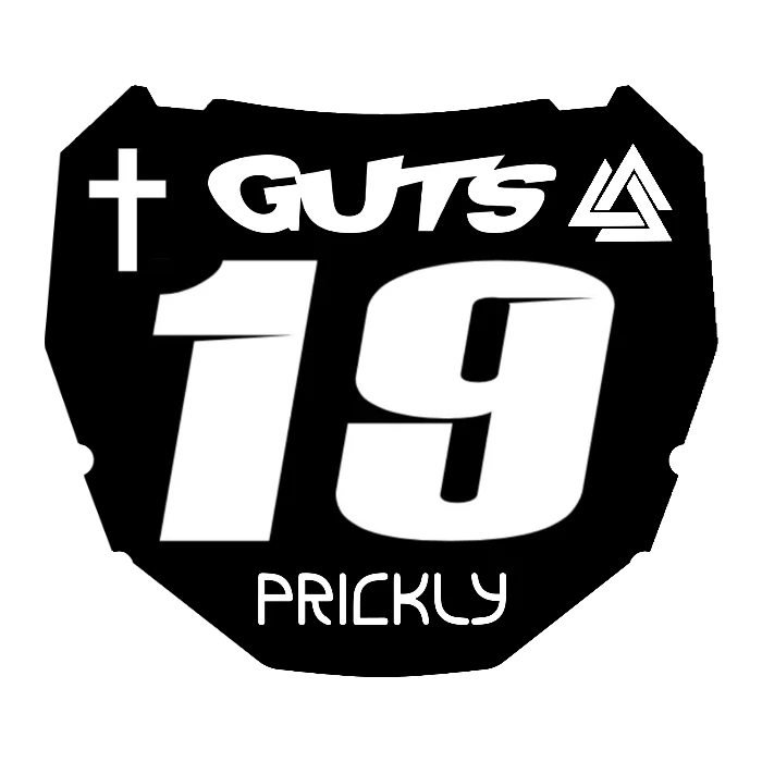 CUSTOM ODI NUMBER PLATE DECAL