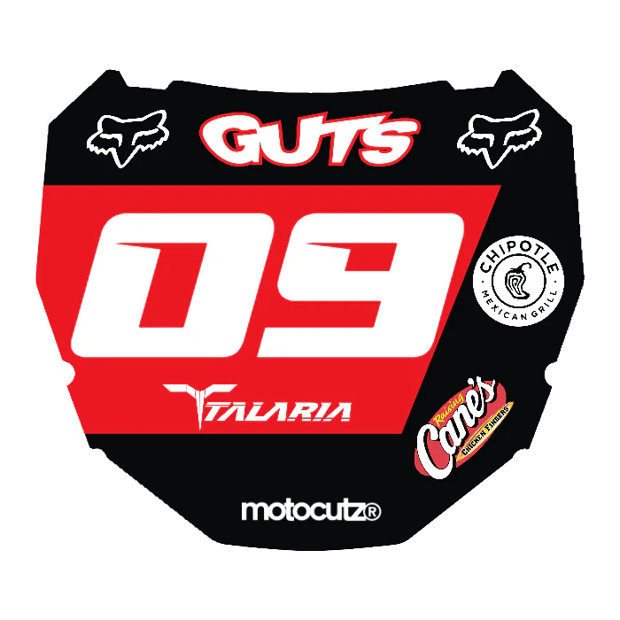 CUSTOM ODI NUMBER PLATE DECAL