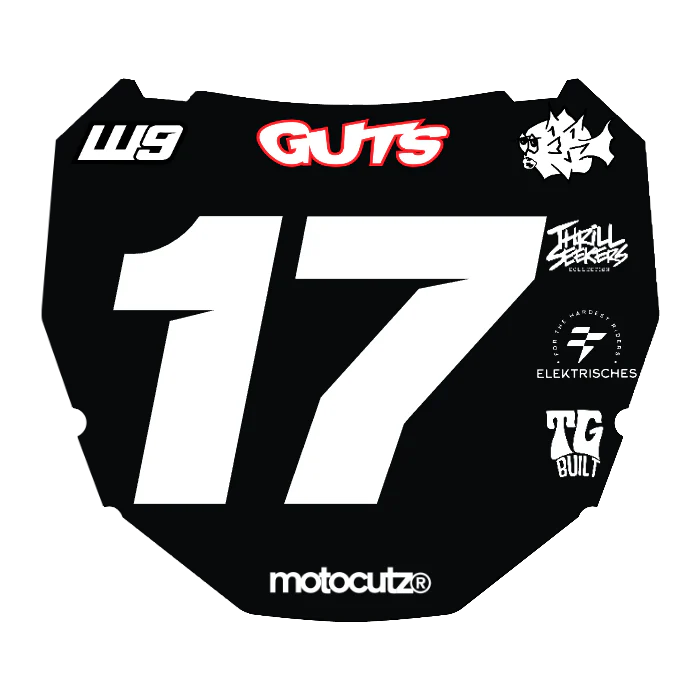 CUSTOM ODI NUMBER PLATE DECAL