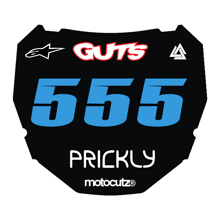 CUSTOM ODI NUMBER PLATE DECAL