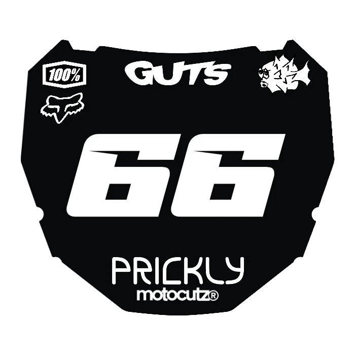 CUSTOM ODI NUMBER PLATE DECAL