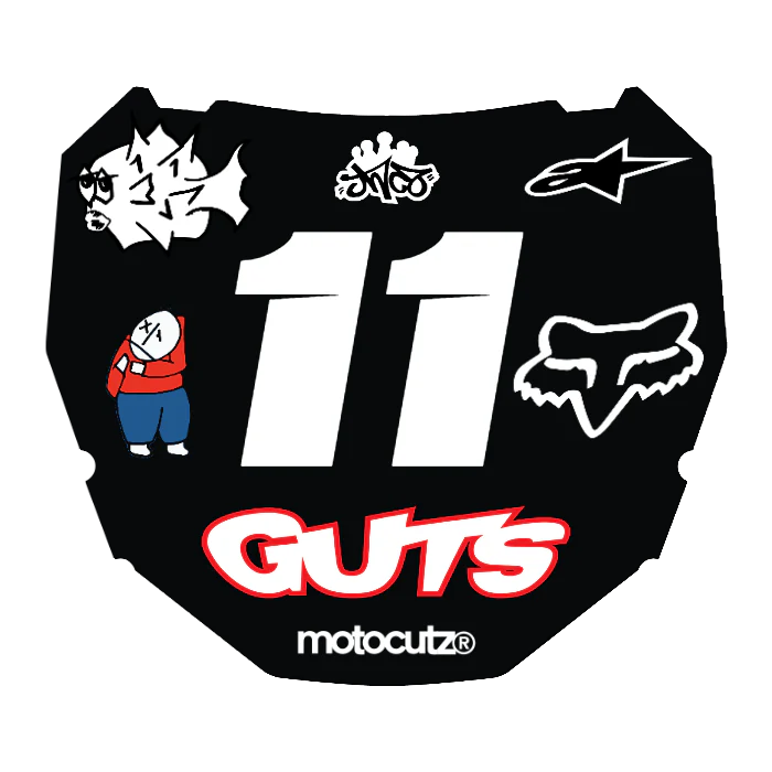 CUSTOM ODI NUMBER PLATE DECAL
