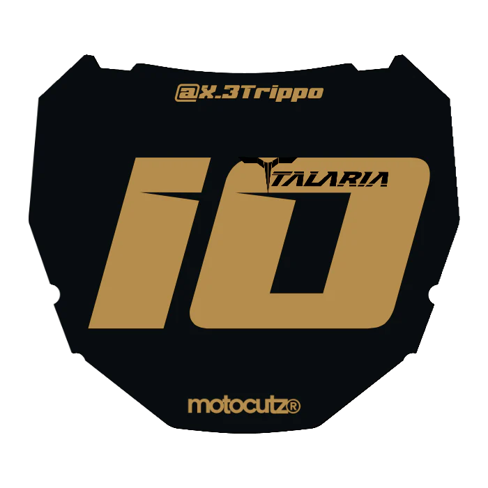 CUSTOM ODI NUMBER PLATE DECAL