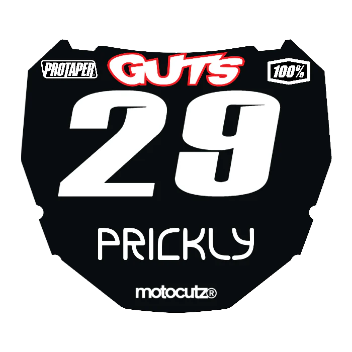 CUSTOM ODI NUMBER PLATE DECAL