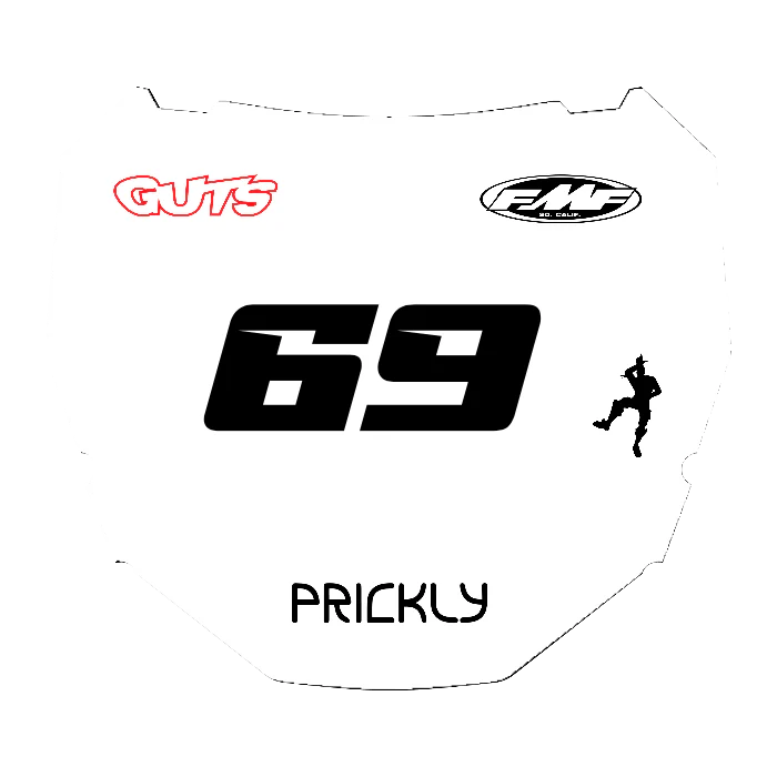 CUSTOM ODI NUMBER PLATE DECAL