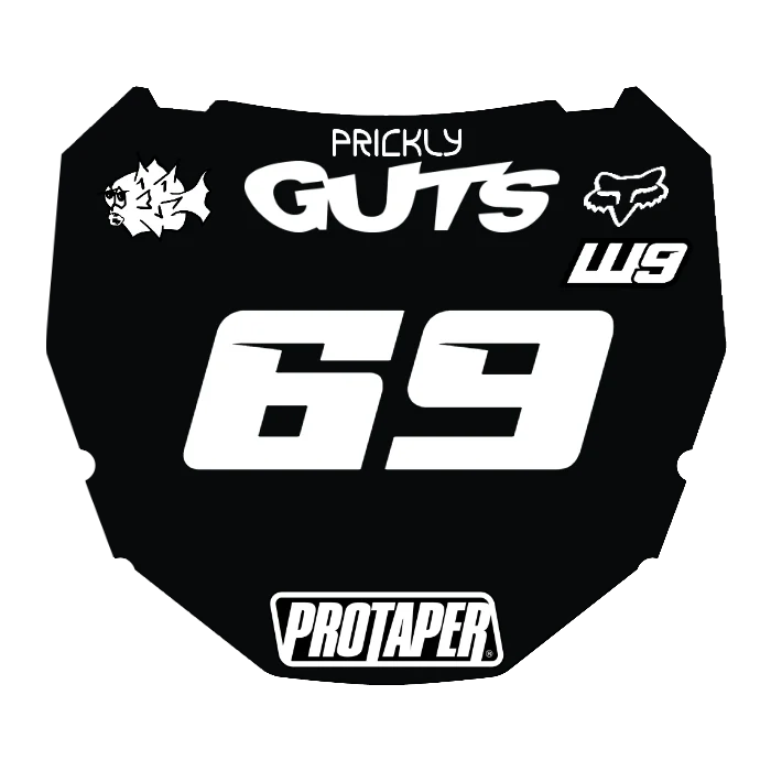 CUSTOM ODI NUMBER PLATE DECAL
