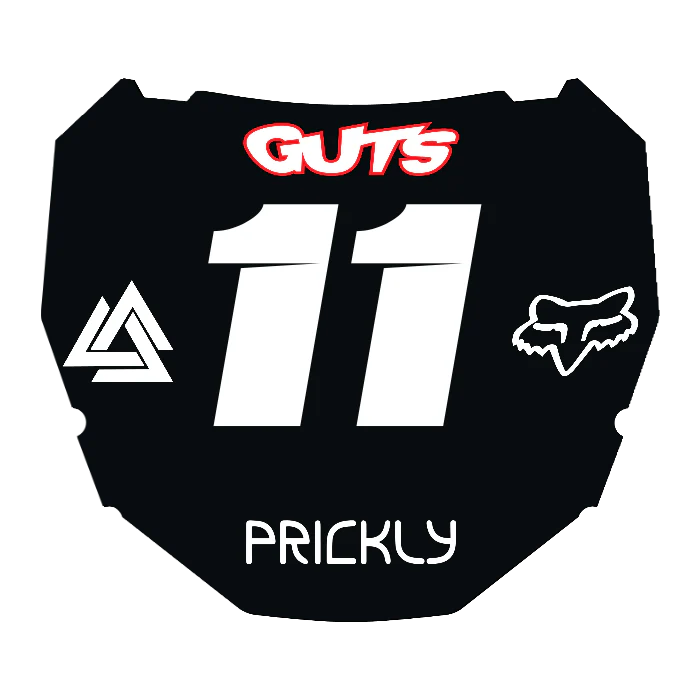 CUSTOM ODI NUMBER PLATE DECAL
