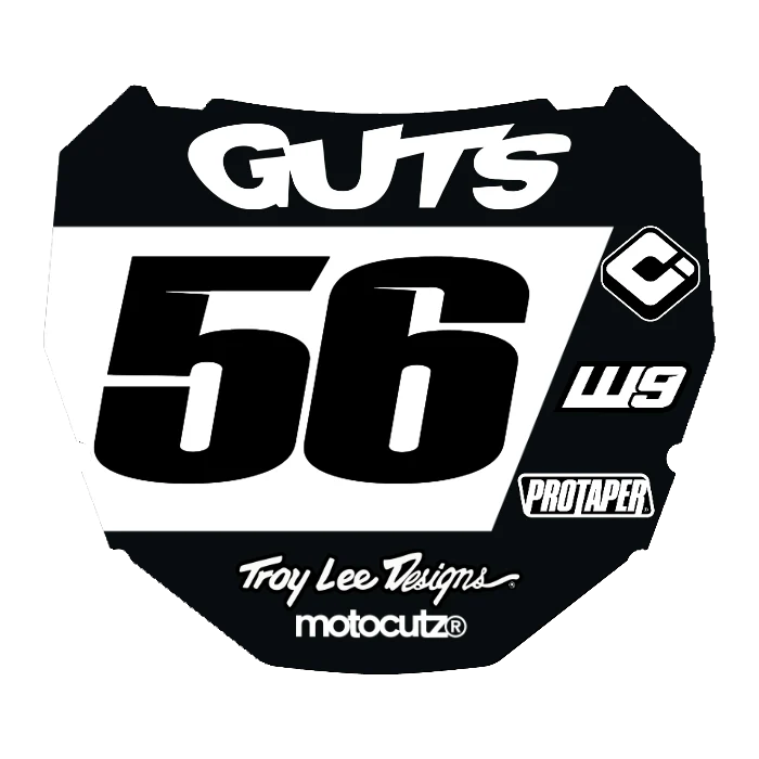 CUSTOM ODI NUMBER PLATE DECAL
