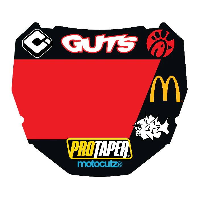CUSTOM ODI NUMBER PLATE DECAL