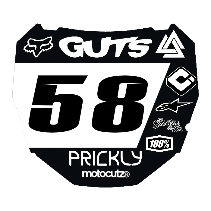 CUSTOM ODI NUMBER PLATE DECAL