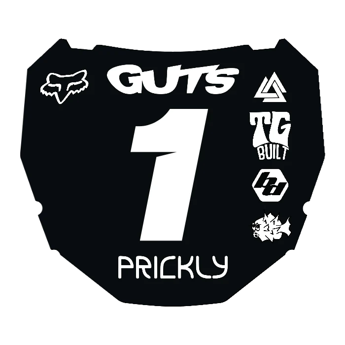 CUSTOM ODI NUMBER PLATE DECAL