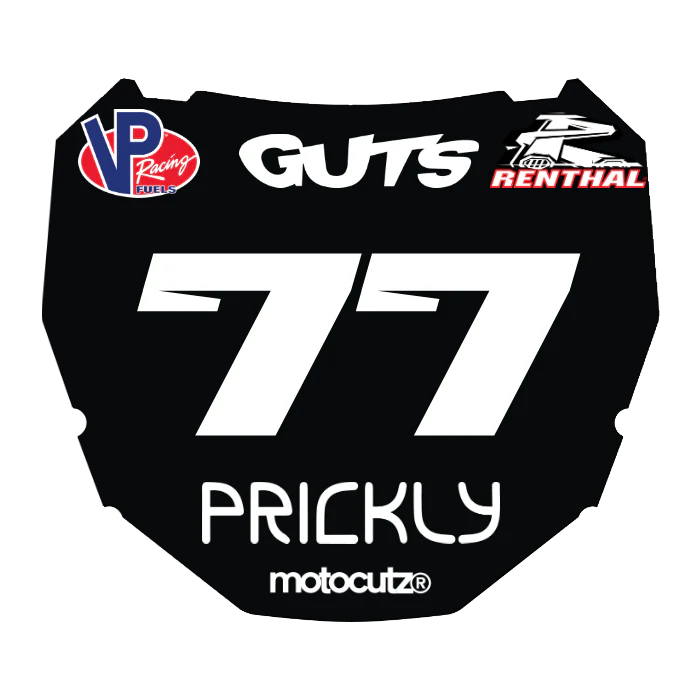 CUSTOM ODI NUMBER PLATE DECAL