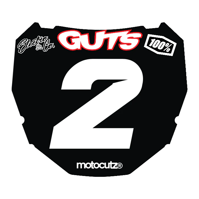CUSTOM ODI NUMBER PLATE DECAL