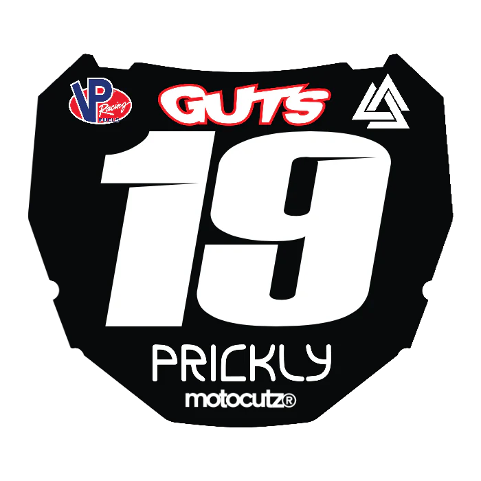 CUSTOM ODI NUMBER PLATE DECAL
