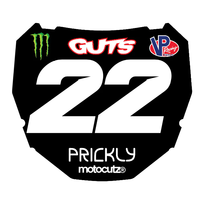 CUSTOM ODI NUMBER PLATE DECAL