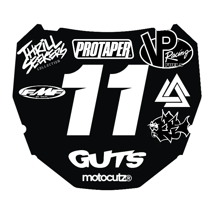 CUSTOM ODI NUMBER PLATE DECAL