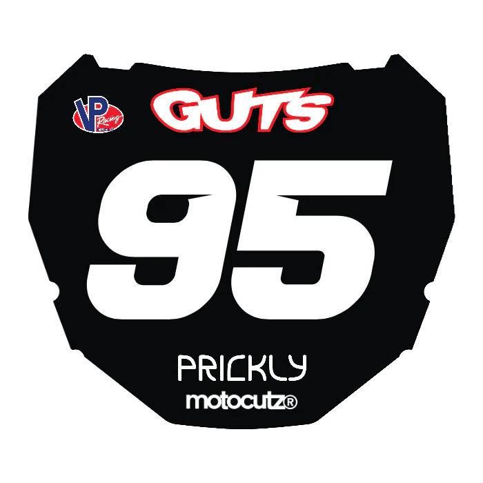 CUSTOM ODI NUMBER PLATE DECAL