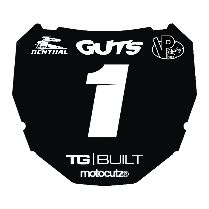 CUSTOM ODI NUMBER PLATE DECAL