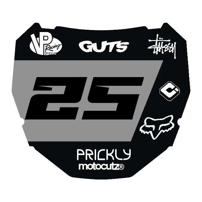 CUSTOM ODI NUMBER PLATE DECAL