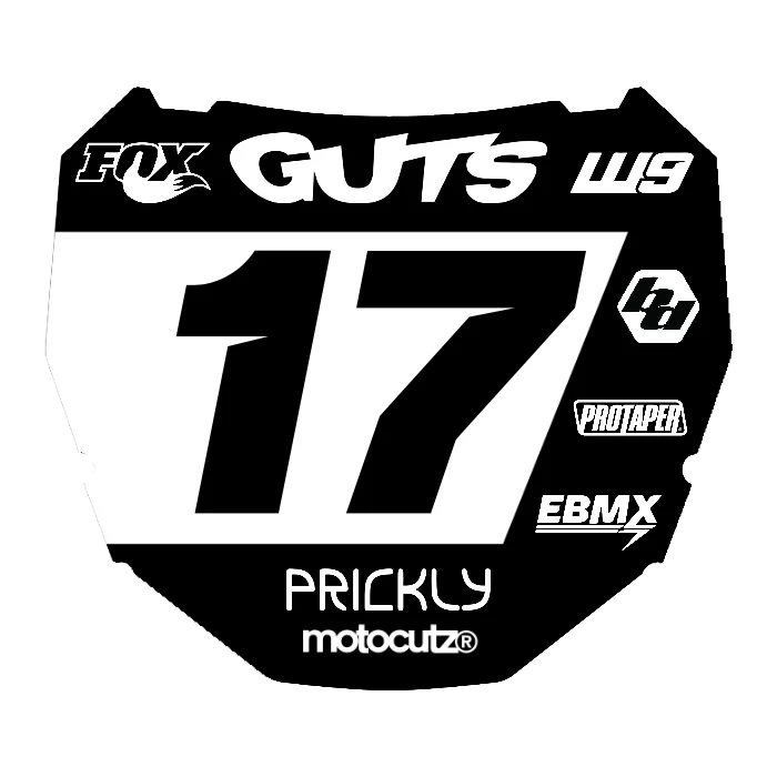 CUSTOM ODI NUMBER PLATE DECAL