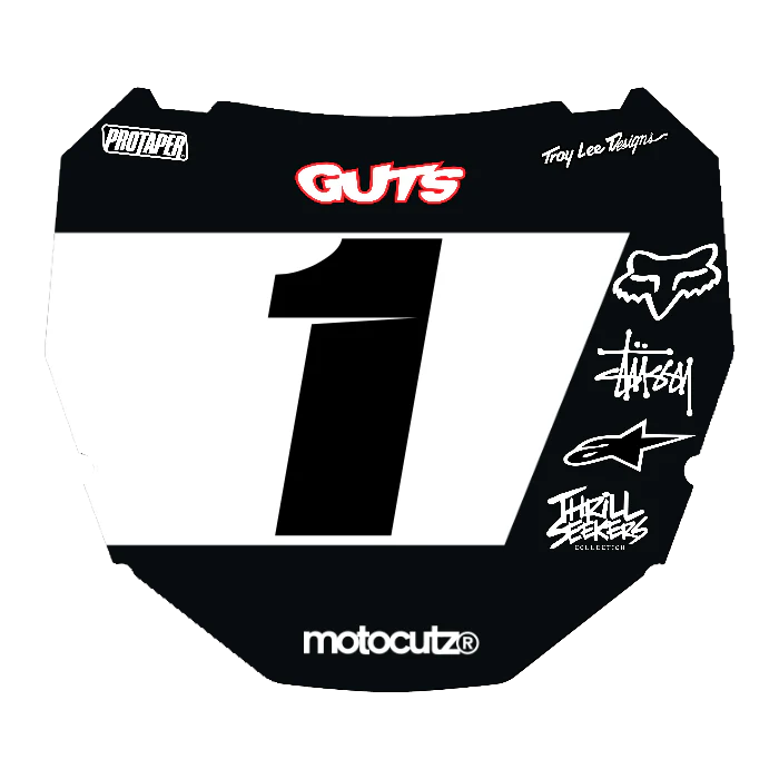 CUSTOM ODI NUMBER PLATE DECAL