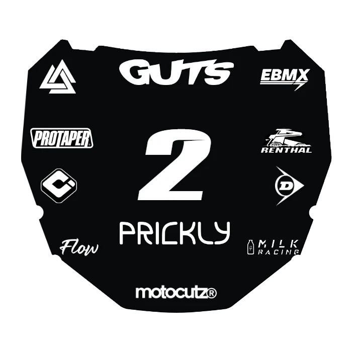 CUSTOM ODI NUMBER PLATE DECAL