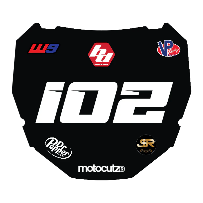CUSTOM ODI NUMBER PLATE DECAL