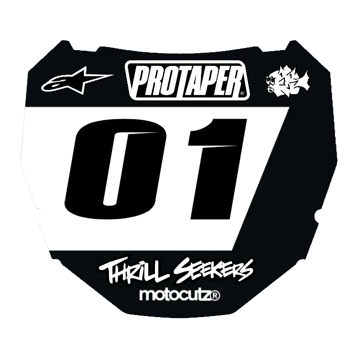 CUSTOM ODI NUMBER PLATE DECAL