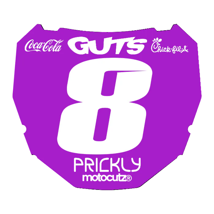 CUSTOM ODI NUMBER PLATE DECAL