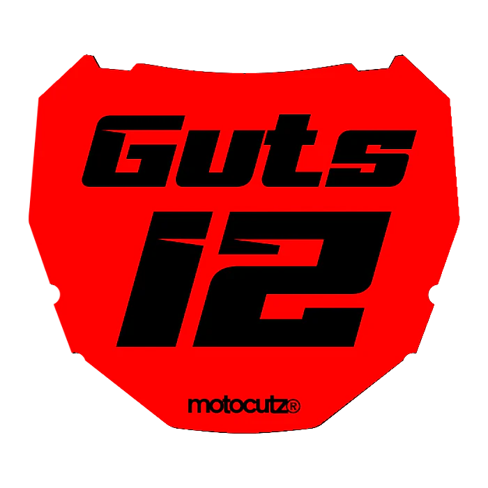 CUSTOM ODI NUMBER PLATE DECAL