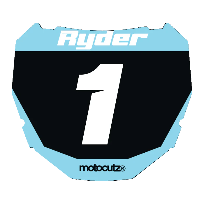 CUSTOM ODI NUMBER PLATE DECAL