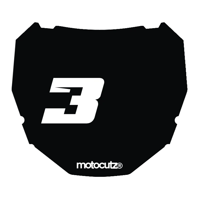 CUSTOM ODI NUMBER PLATE DECAL