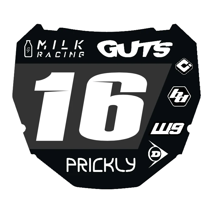 CUSTOM ODI NUMBER PLATE DECAL