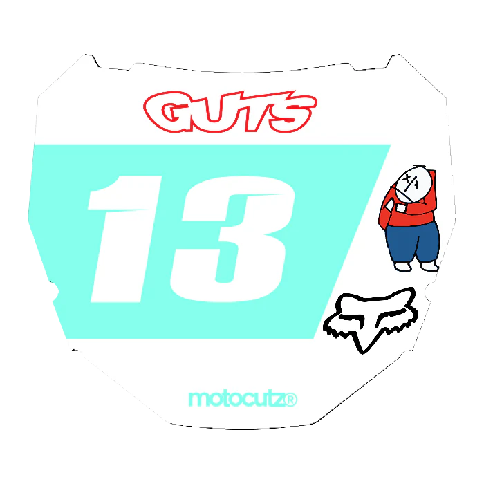 CUSTOM ODI NUMBER PLATE DECAL