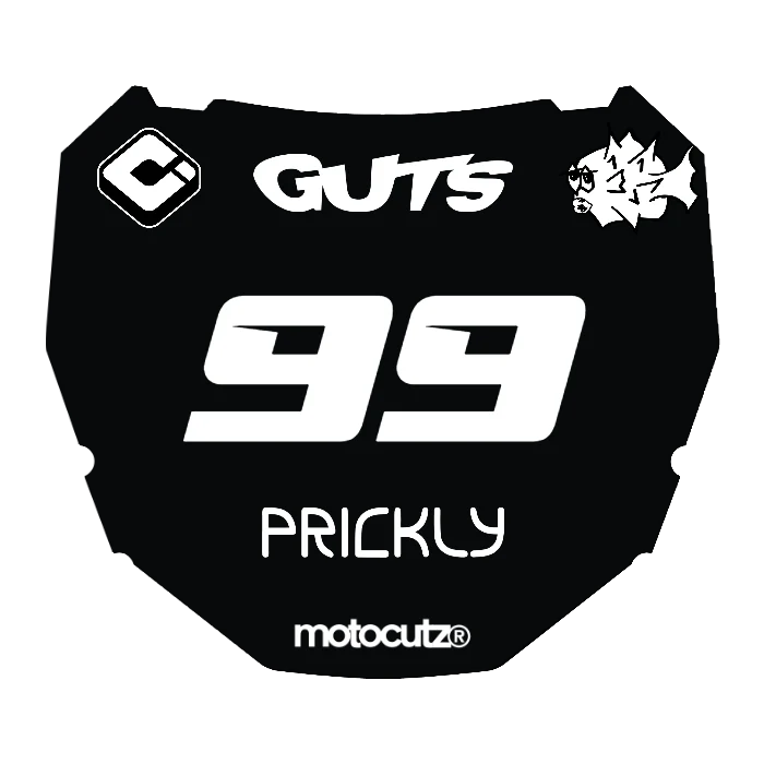 CUSTOM ODI NUMBER PLATE DECAL