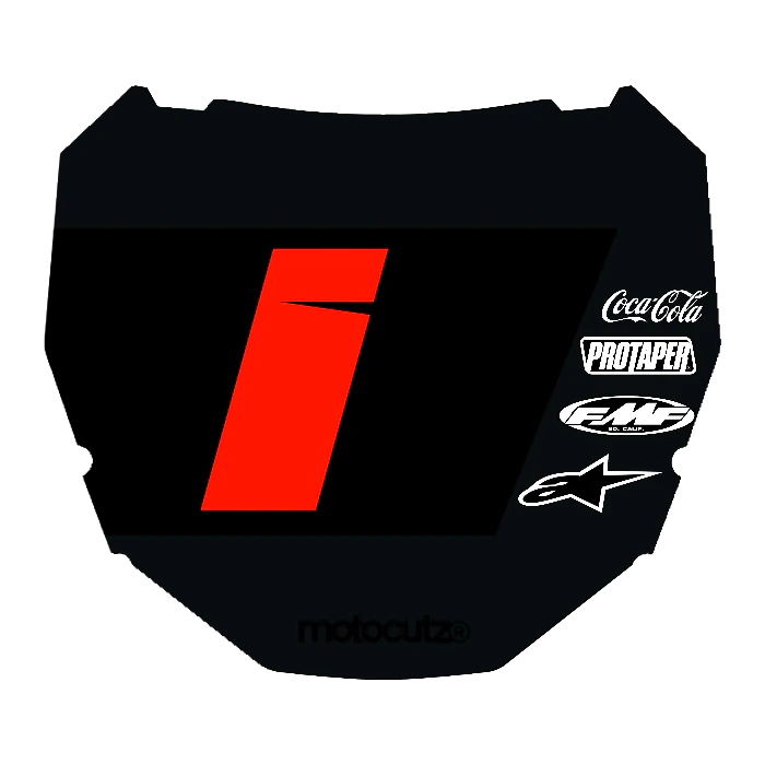 CUSTOM ODI NUMBER PLATE DECAL