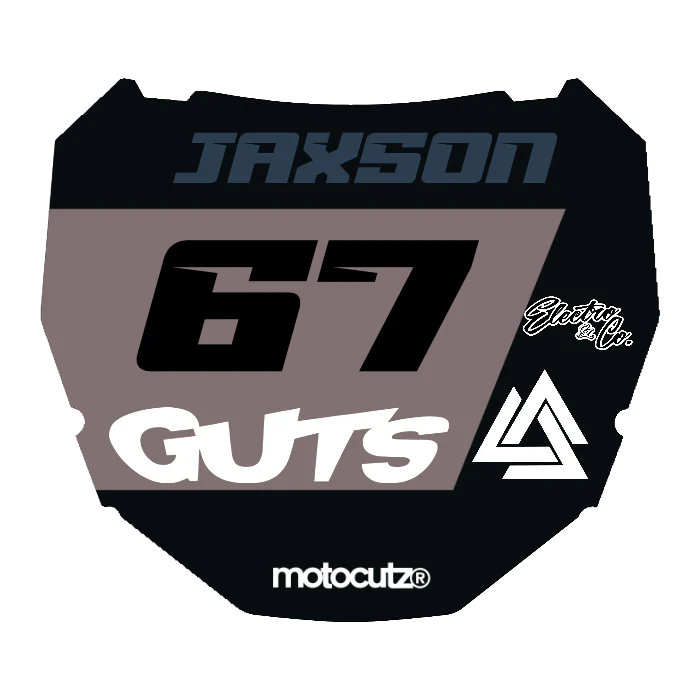 CUSTOM ODI NUMBER PLATE DECAL