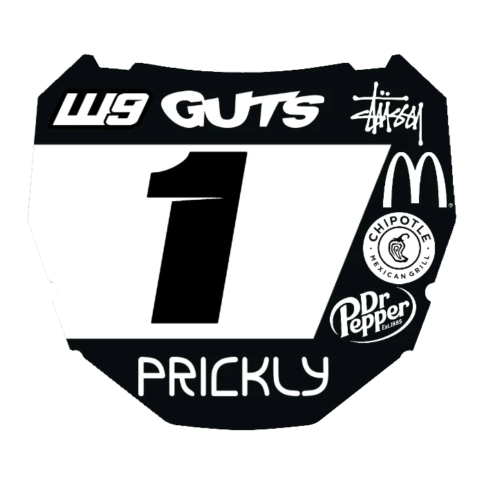 CUSTOM ODI NUMBER PLATE DECAL