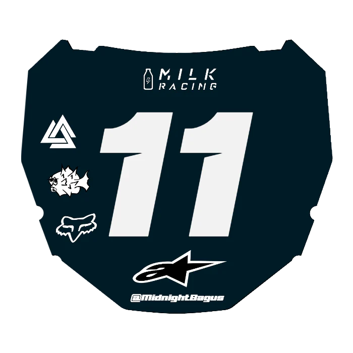 CUSTOM ODI NUMBER PLATE DECAL