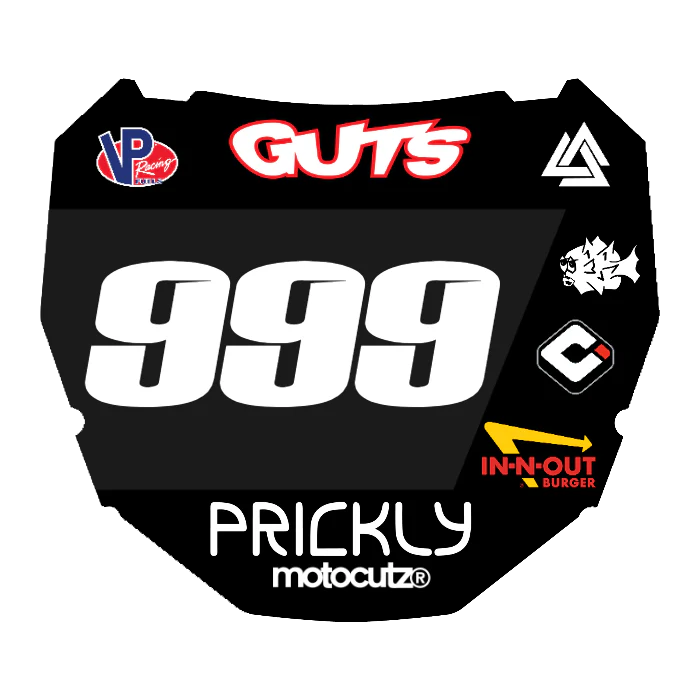 CUSTOM ODI NUMBER PLATE DECAL