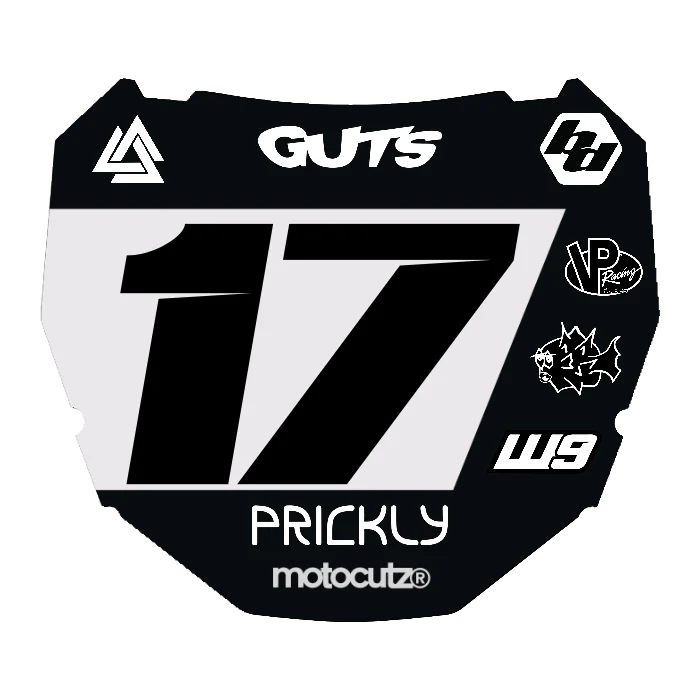 CUSTOM ODI NUMBER PLATE DECAL