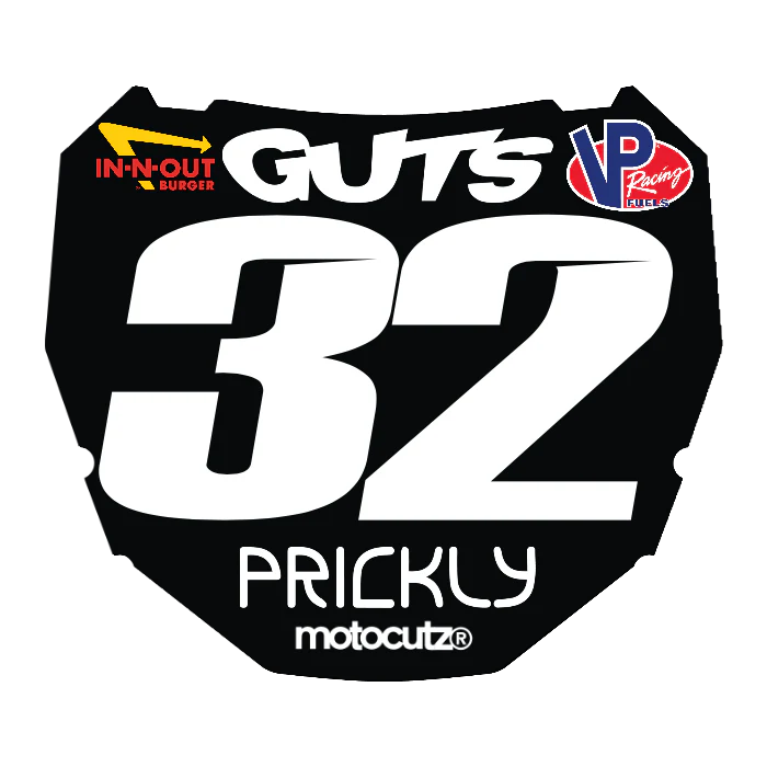 CUSTOM ODI NUMBER PLATE DECAL