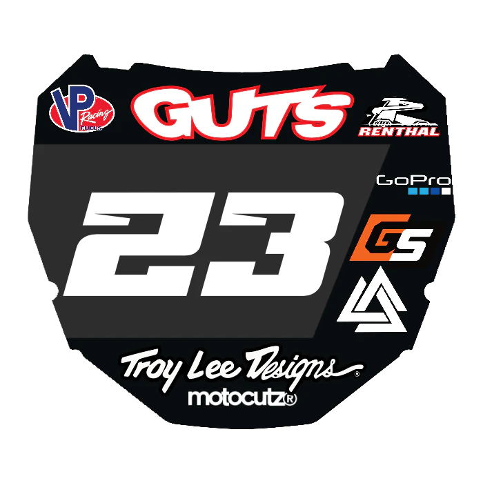 CUSTOM ODI NUMBER PLATE DECAL