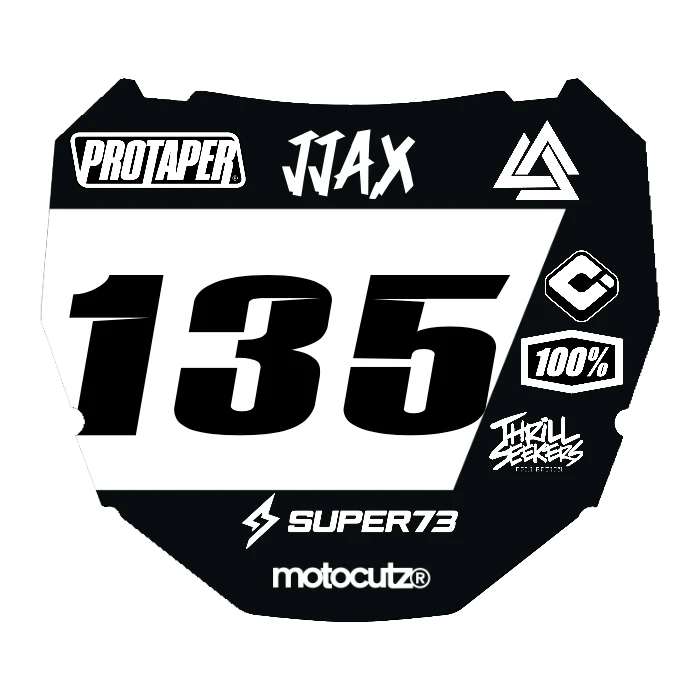CUSTOM ODI NUMBER PLATE DECAL
