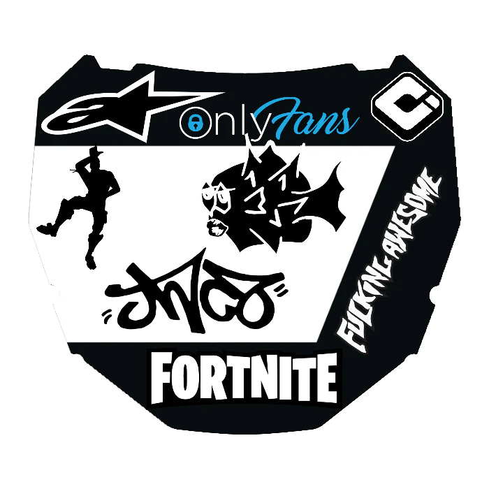 CUSTOM ODI NUMBER PLATE DECAL