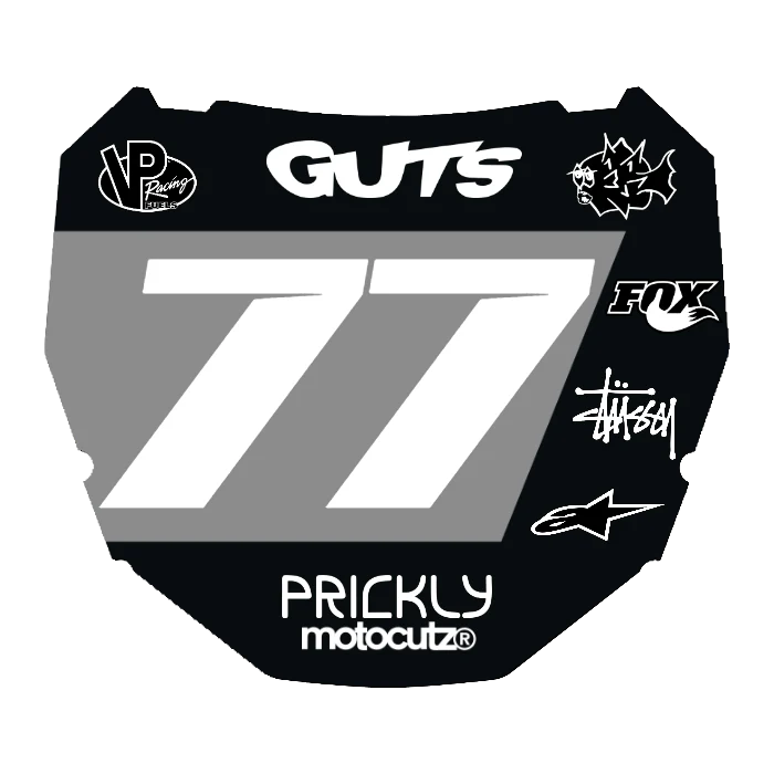 CUSTOM ODI NUMBER PLATE DECAL