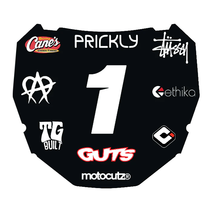 CUSTOM ODI NUMBER PLATE DECAL